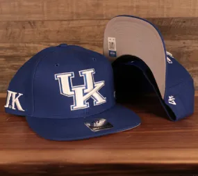 Kentucky Wildcats Royal Blue Adjustable Grey Bottom Snapback Hat