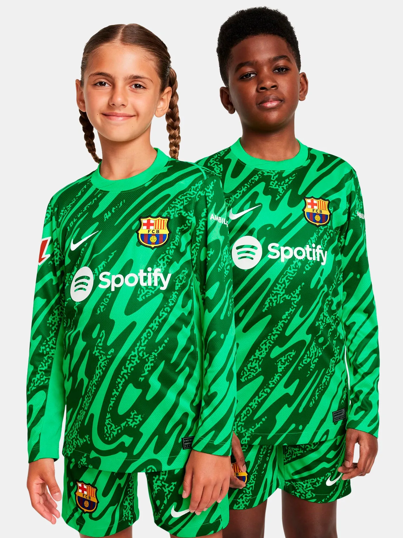 LA LIGA Junior goalkeeper jersey 24/25 FC Barcelona