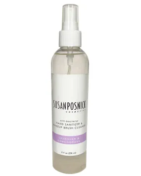 Lavender and Lemongrass Instant Dry Makeup Brush Cleaner and Hand Sanitizer