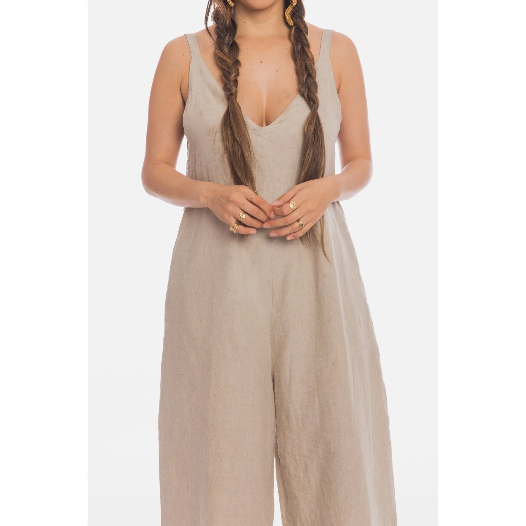 Linen Kundalini Playsuit