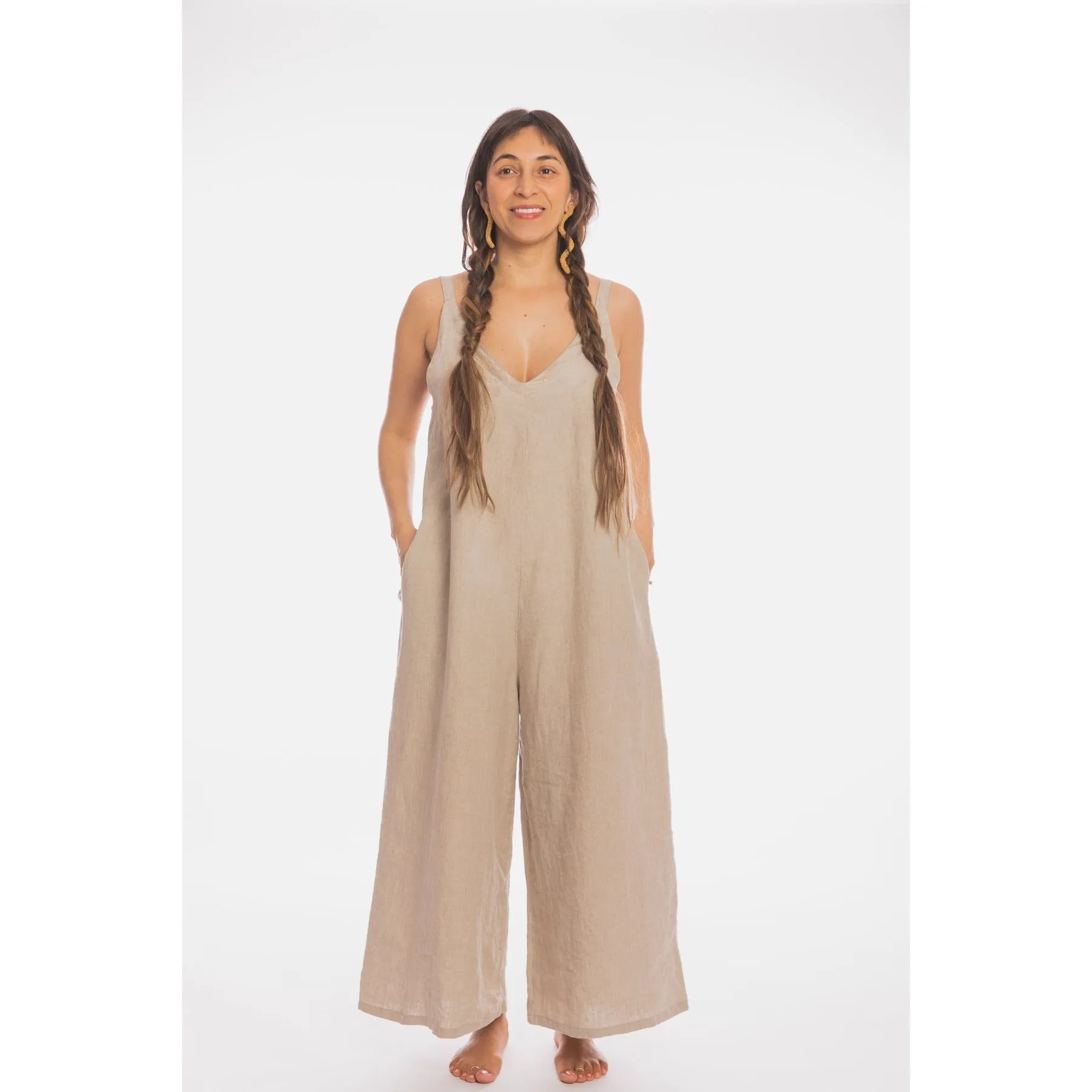 Linen Kundalini Playsuit