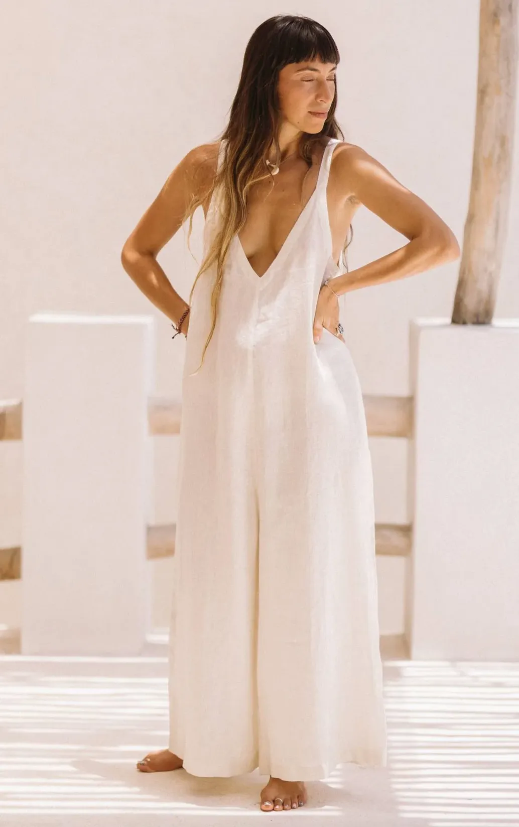 Linen Kundalini Playsuit