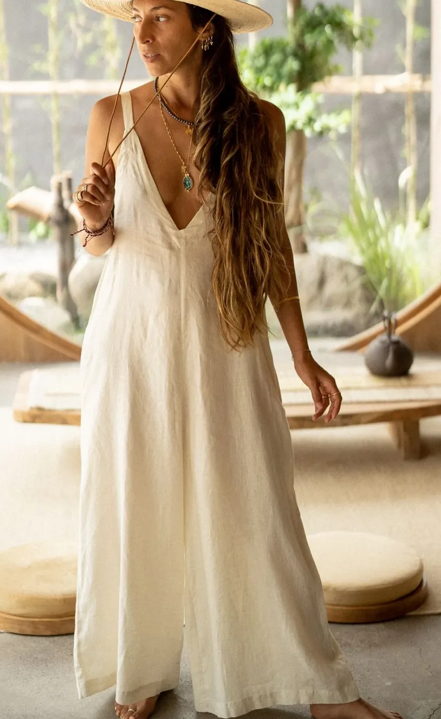 Linen Kundalini Playsuit