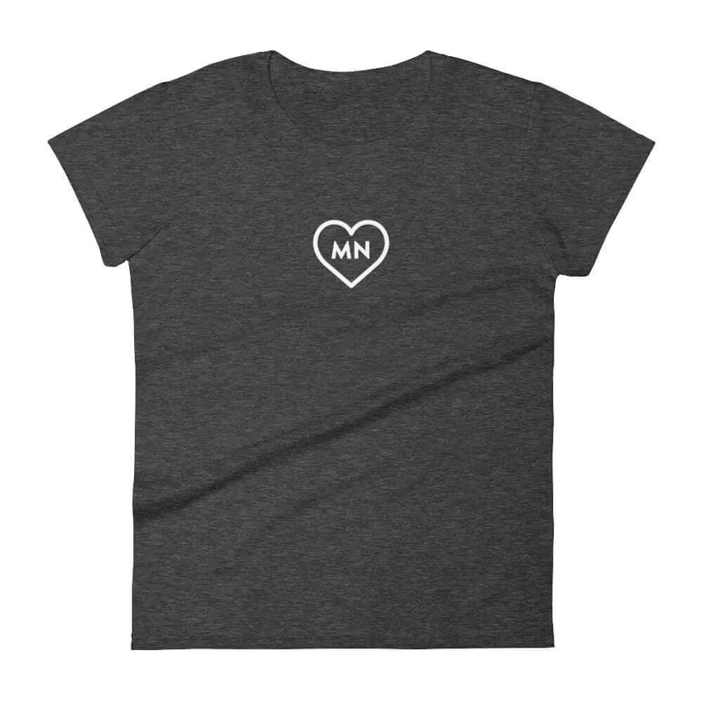 Love Minnesota - Heart MN Women's T-Shirt