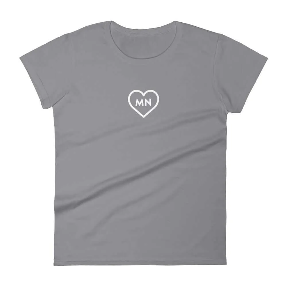 Love Minnesota - Heart MN Women's T-Shirt