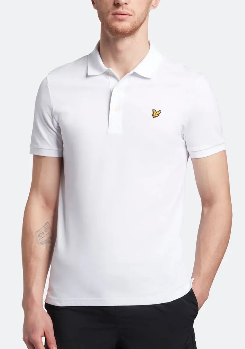 Lyle & Scott Casual Short Sleeve Polo Shirt White