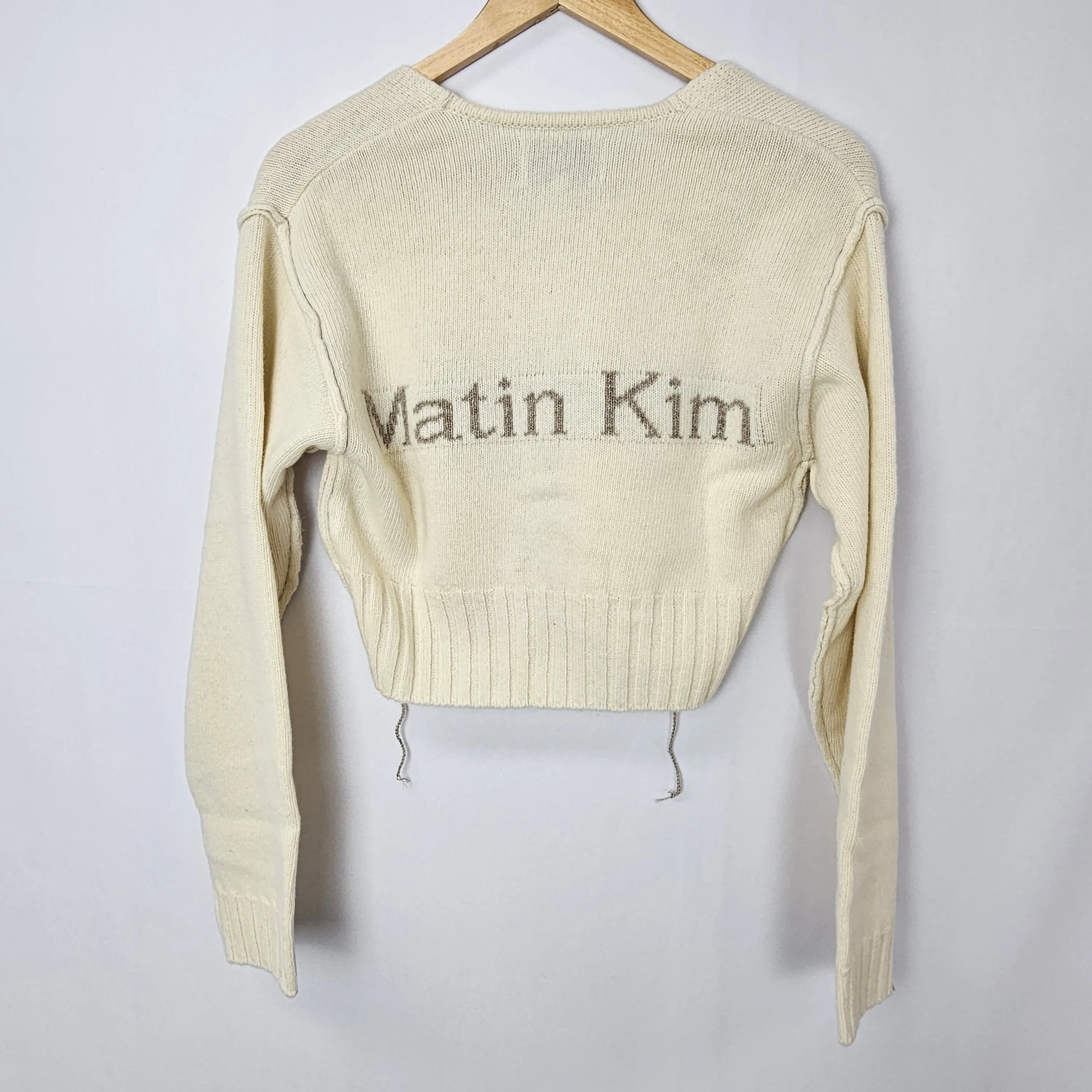 Matin Kim  |Casual Style Street Style Logo Cardigans