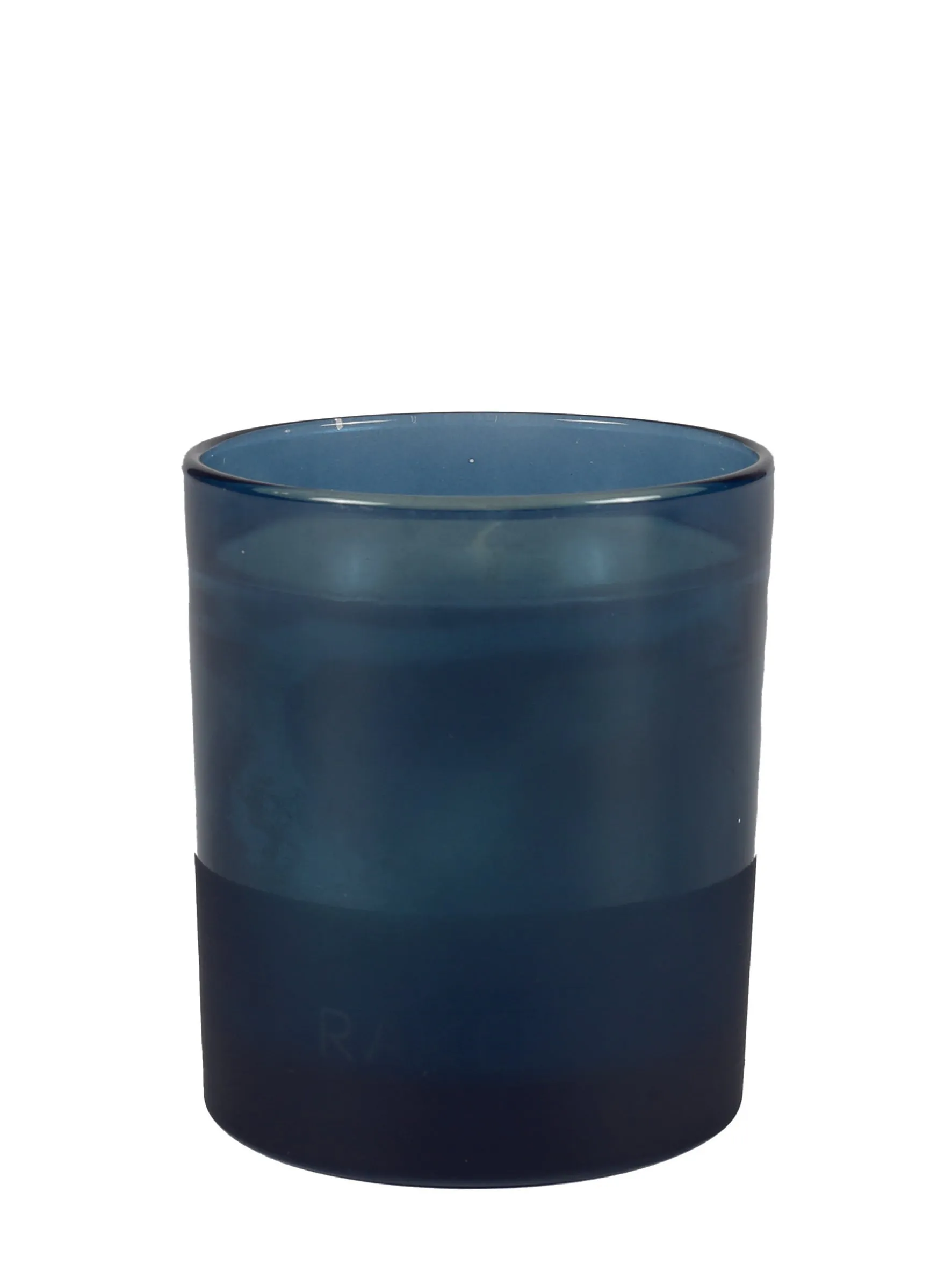 Matt candle in glass Single - Blue