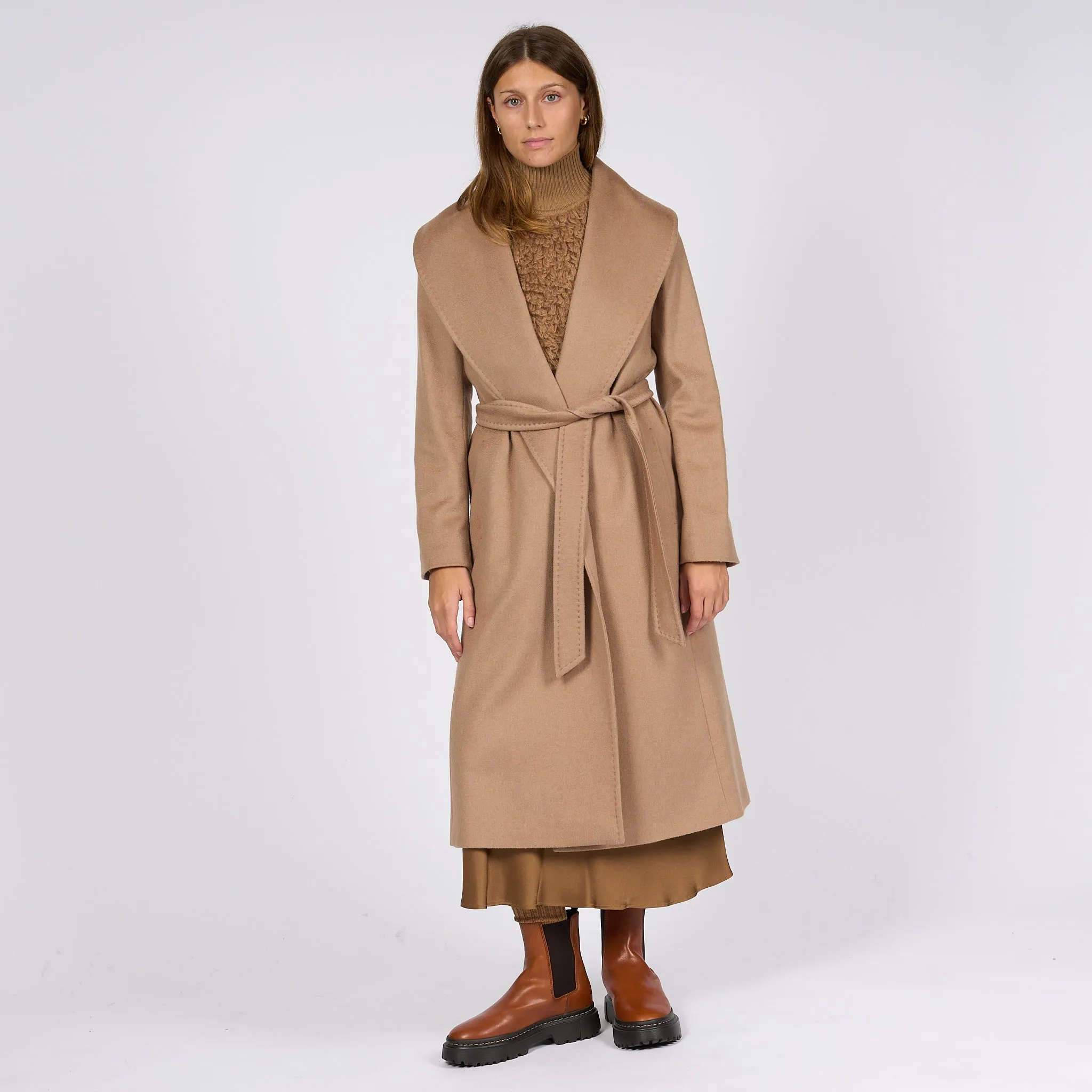 Max Mara Cappotto Circolo Cammello Donna