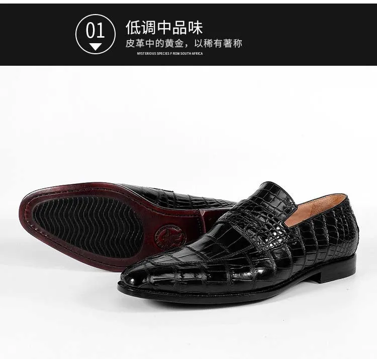 Men's Casual Top Belly British Pointed Toe Summer Slip-On Dress Shoes