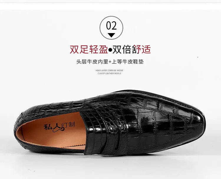 Men's Casual Top Belly British Pointed Toe Summer Slip-On Dress Shoes