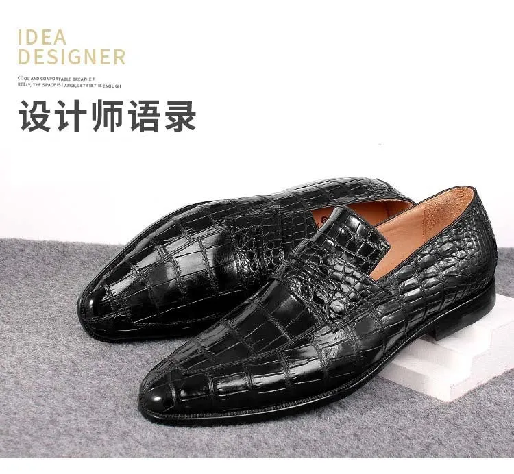 Men's Casual Top Belly British Pointed Toe Summer Slip-On Dress Shoes