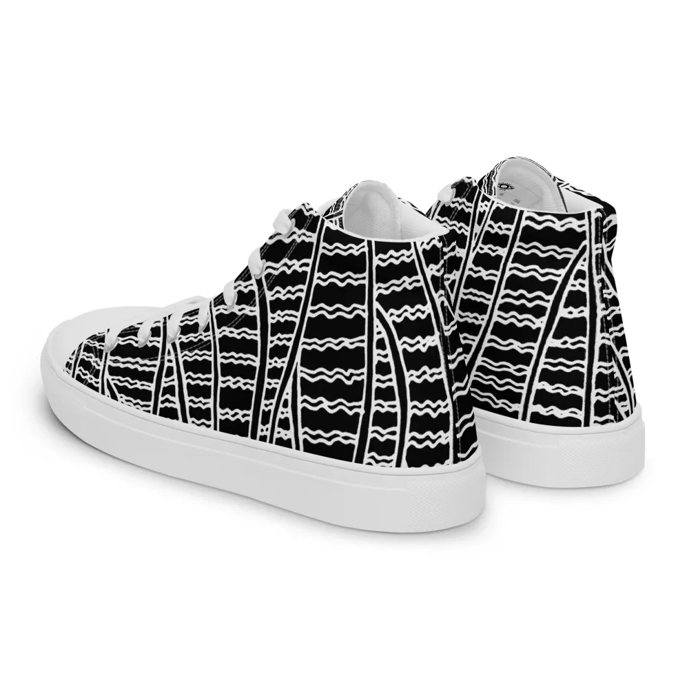 Men’s high top canvas shoes – Duck Feathers