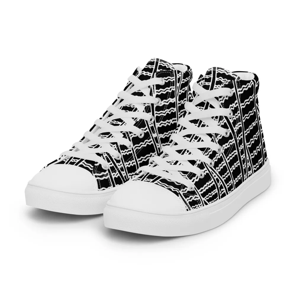 Men’s high top canvas shoes – Duck Feathers