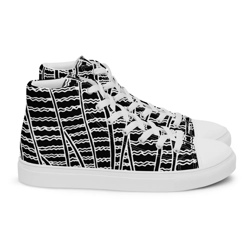 Men’s high top canvas shoes – Duck Feathers