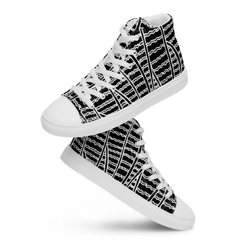 Men’s high top canvas shoes – Duck Feathers