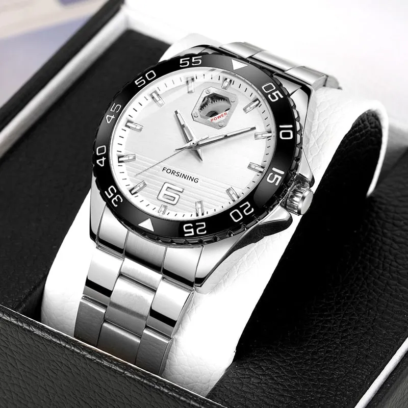 Men's Luxury Business Style Automatic Self-Wind Mechanical Wristwatch