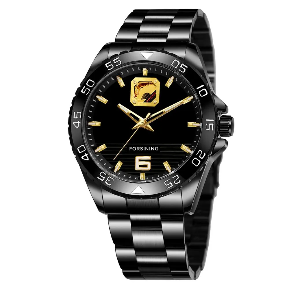 Men's Luxury Business Style Automatic Self-Wind Mechanical Wristwatch