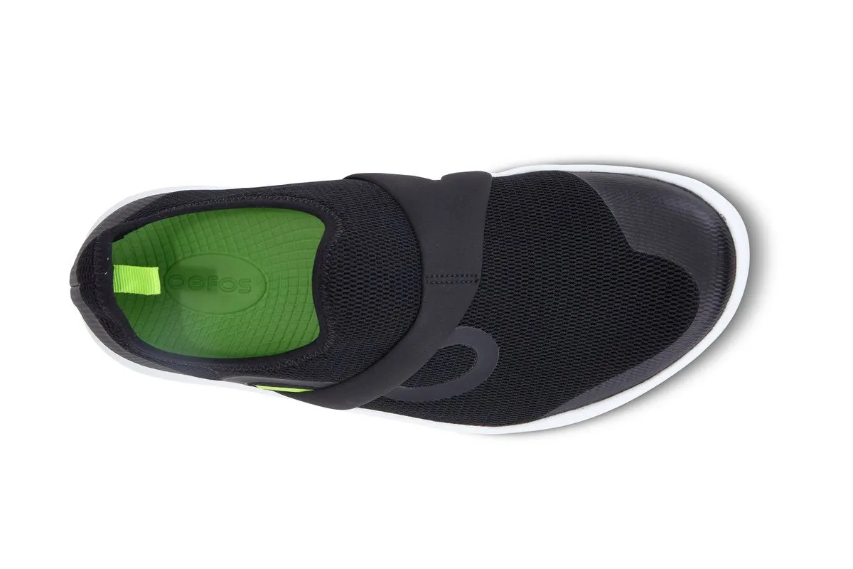  Men's OOMG Low Slip-On in Black/White  