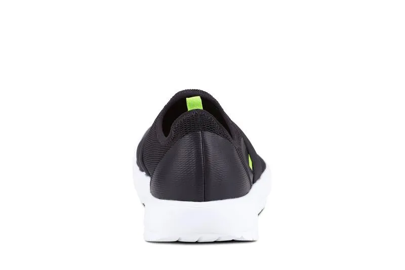  Men's OOMG Low Slip-On in Black/White  