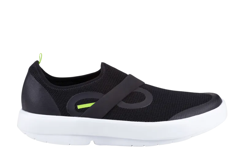  Men's OOMG Low Slip-On in Black/White  