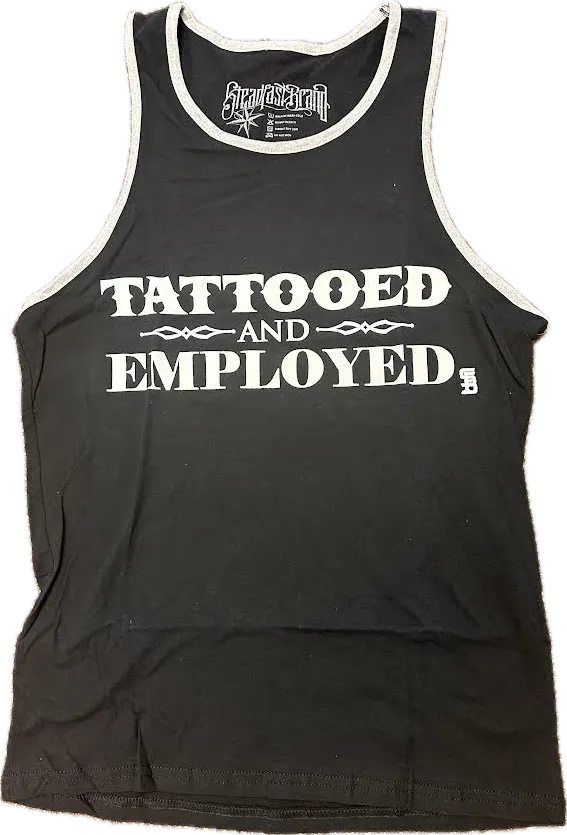 Men's Tattooed and Employed Tank