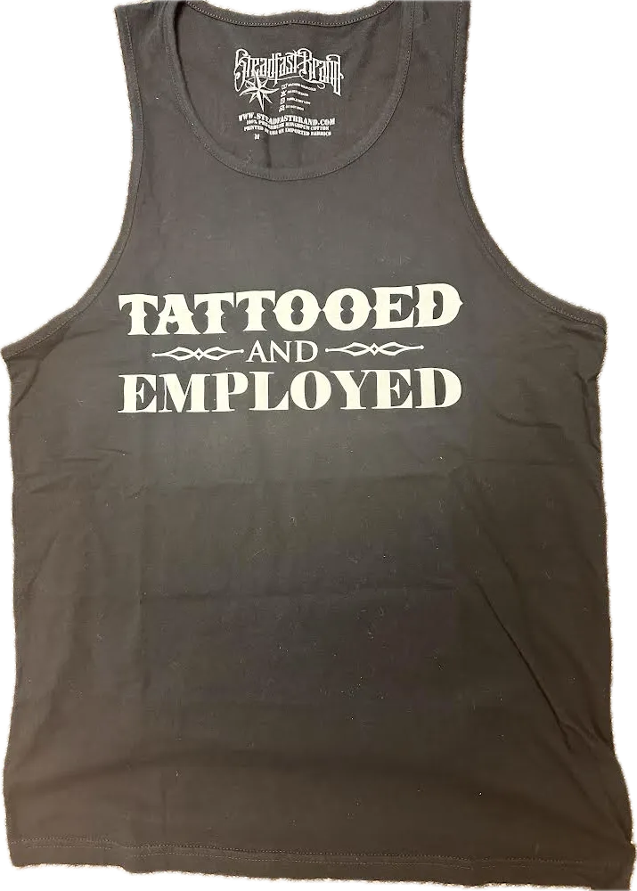 Men's Tattooed and Employed Tank