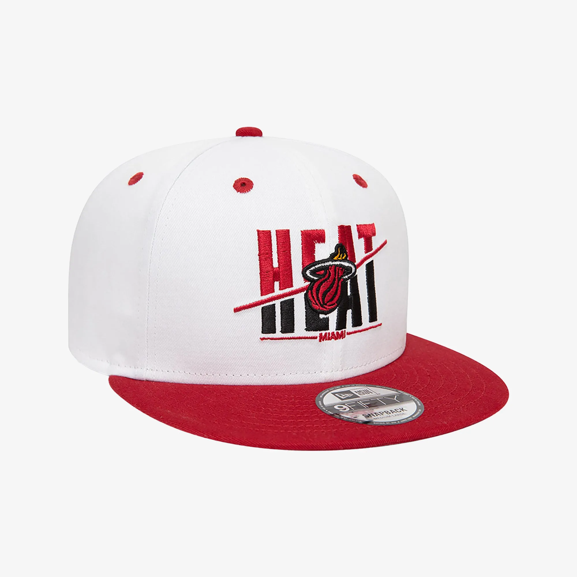 MIAMI HEAT CROWN WHITE 9FIFTY SNAPBACK CAP 'WHITE'