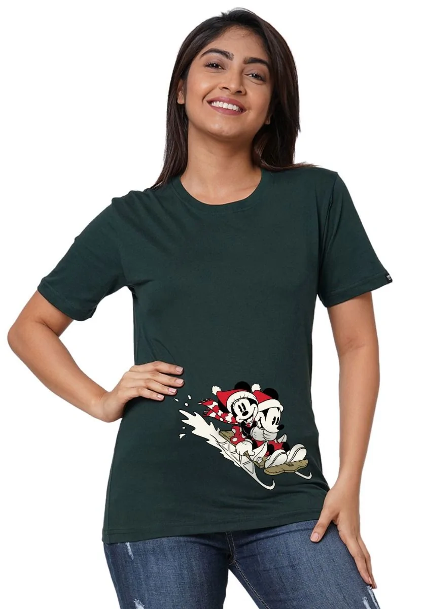 Mickey Ski Women T-Shirt