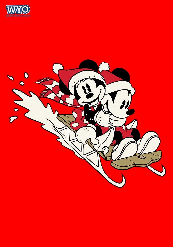 Mickey Ski Women T-Shirt