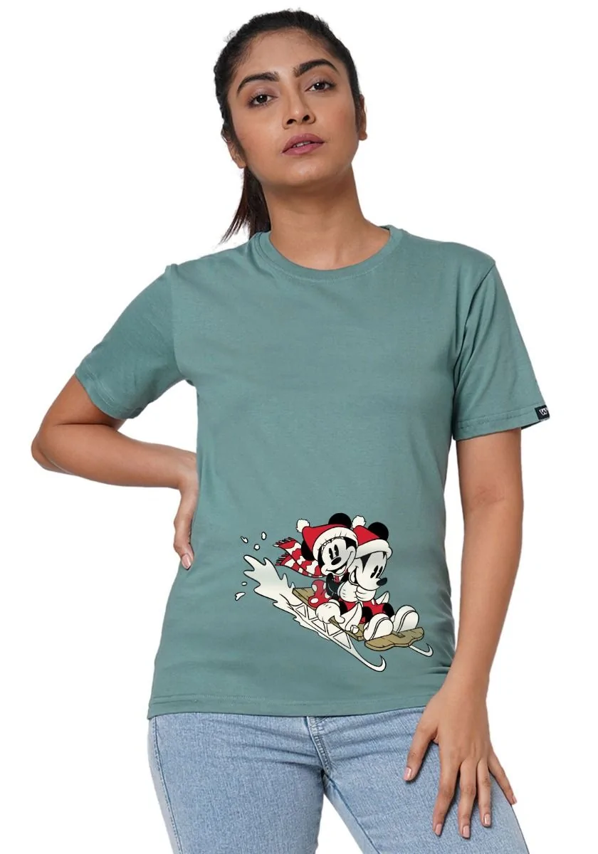 Mickey Ski Women T-Shirt