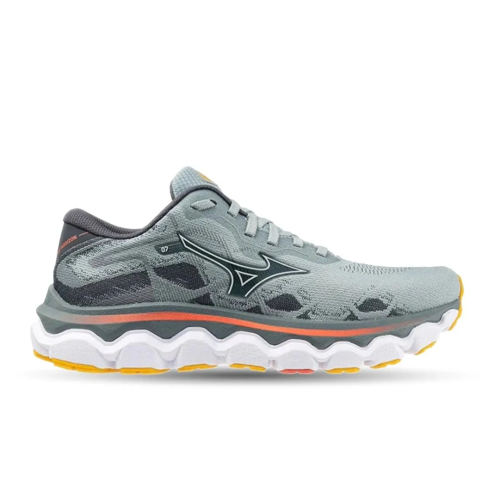 Mizuno Women's Wave Horizon 7 - Grey Mist/White