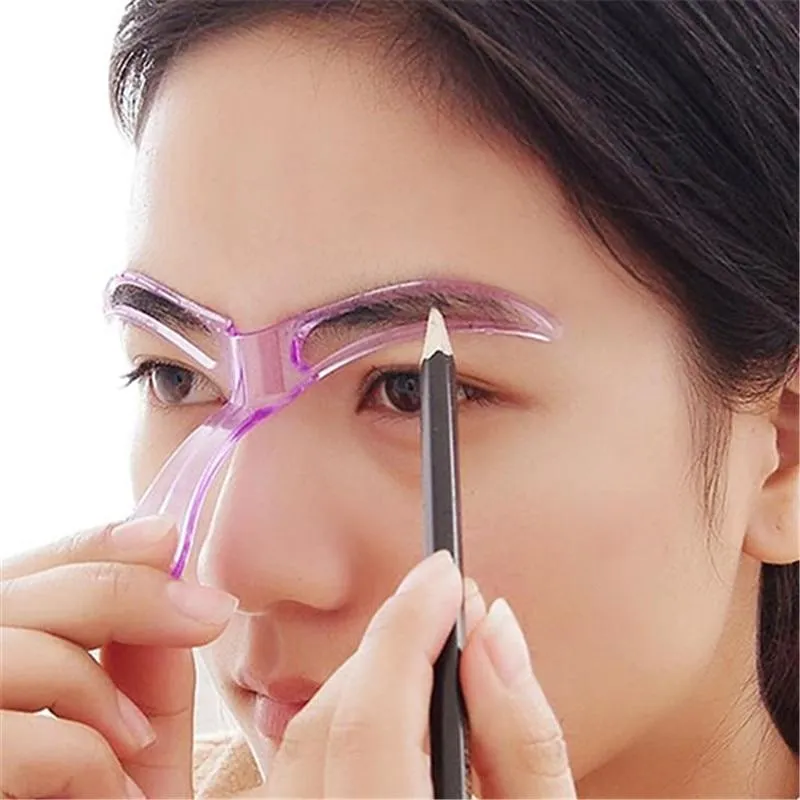 New Women's Reusable Grooming Eye Brow Make Up Template