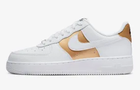 Nike Air Force 1 Low White Bronze Metallic Gold DD8959-105