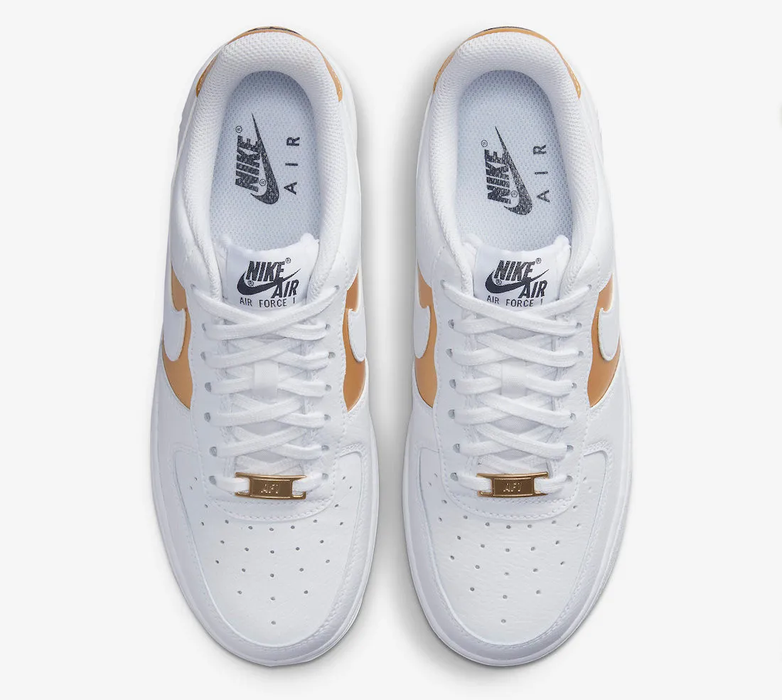 Nike Air Force 1 Low White Bronze Metallic Gold DD8959-105