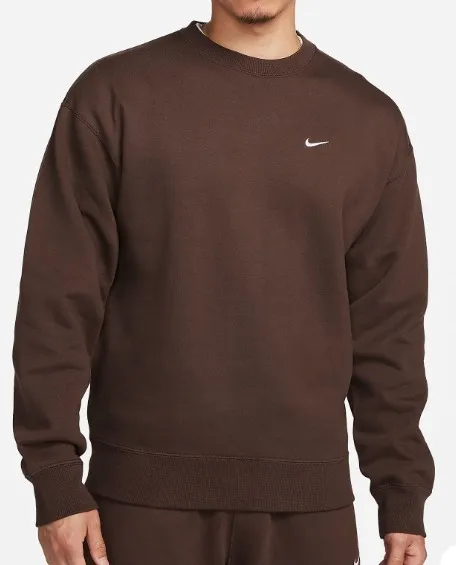 Nike  |Crew Neck Unisex Sweat Street Style Long Sleeves Plain Logo