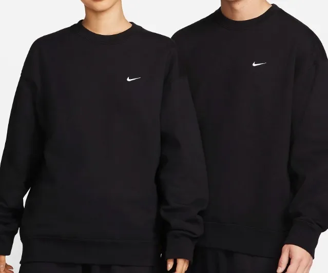 Nike  |Crew Neck Unisex Sweat Street Style Long Sleeves Plain Logo