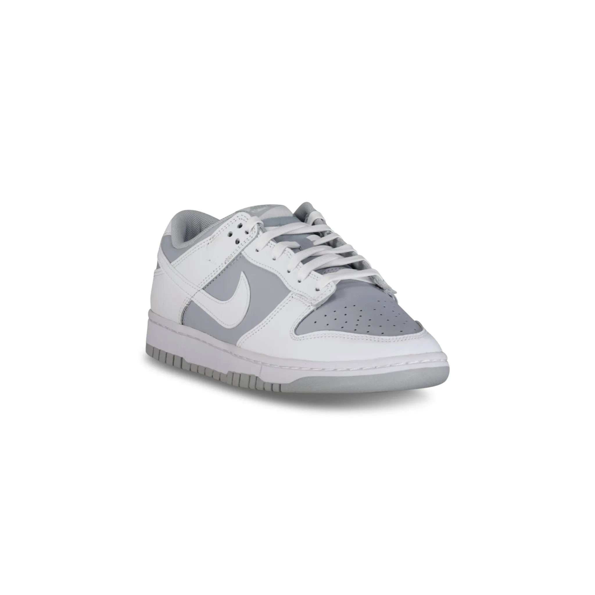 NIKE DUNK LOW 'GREY WHITE' TRAINERS