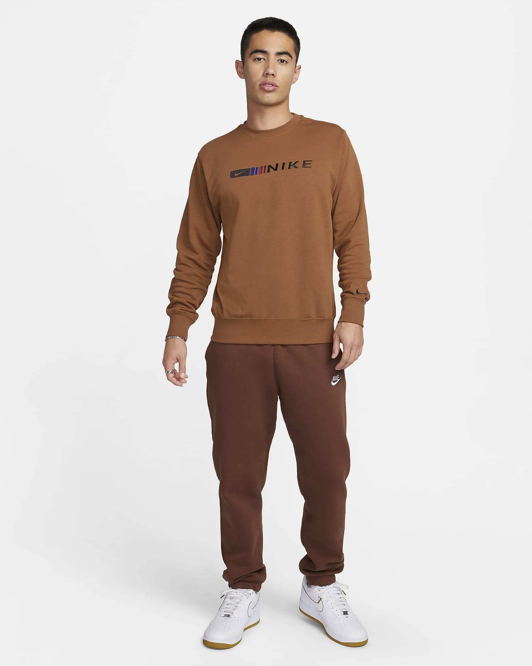 Nike  |Unisex Street Style Plain Logo Sweatshirts