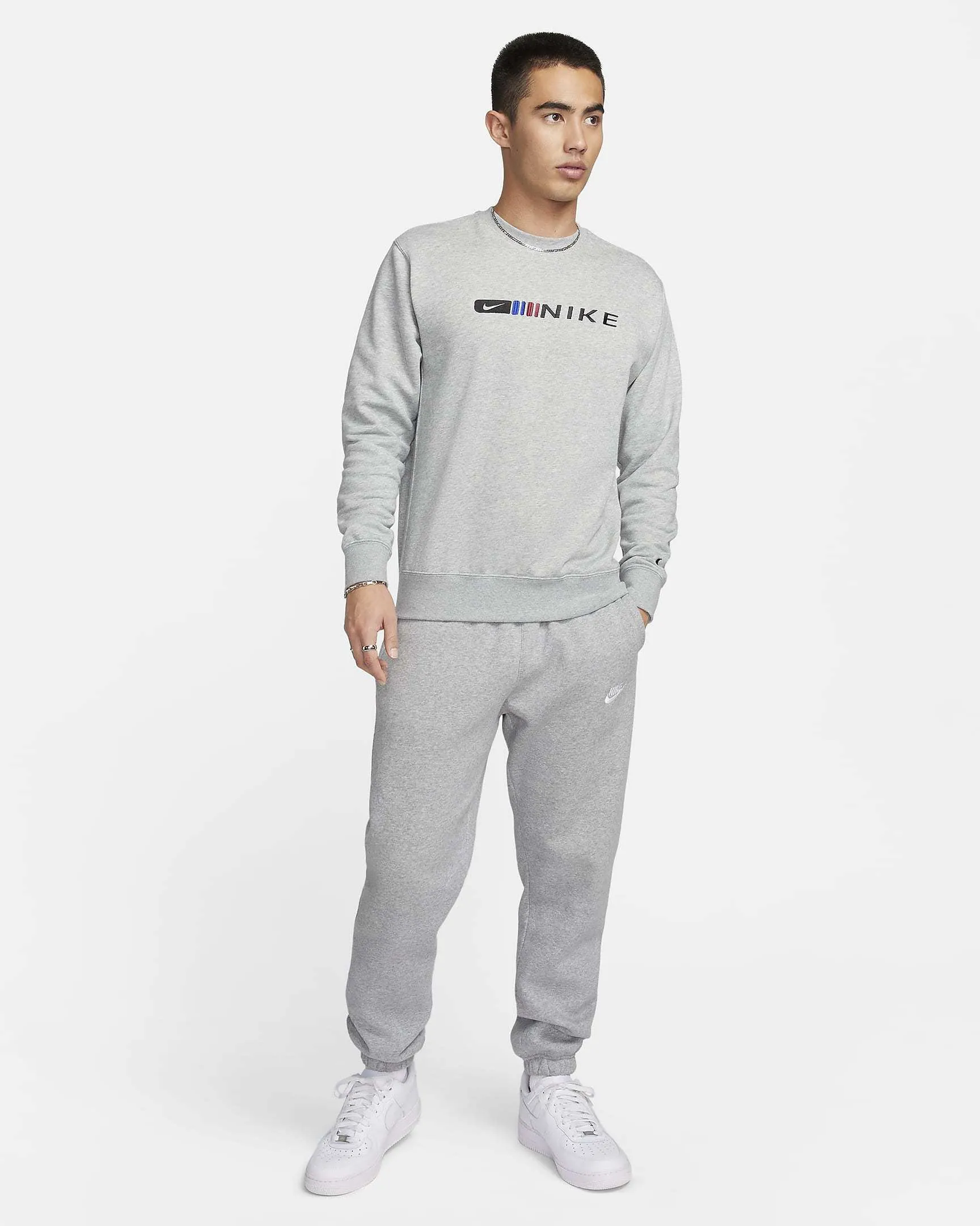 Nike  |Unisex Street Style Plain Logo Sweatshirts