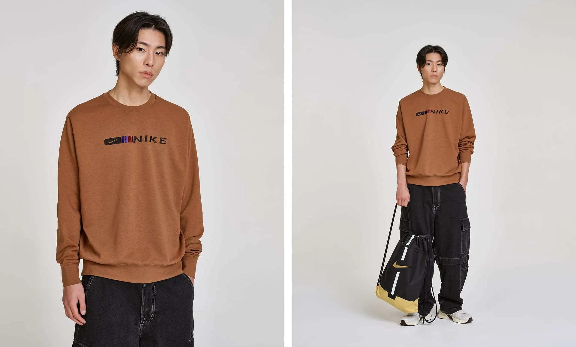 Nike  |Unisex Street Style Plain Logo Sweatshirts