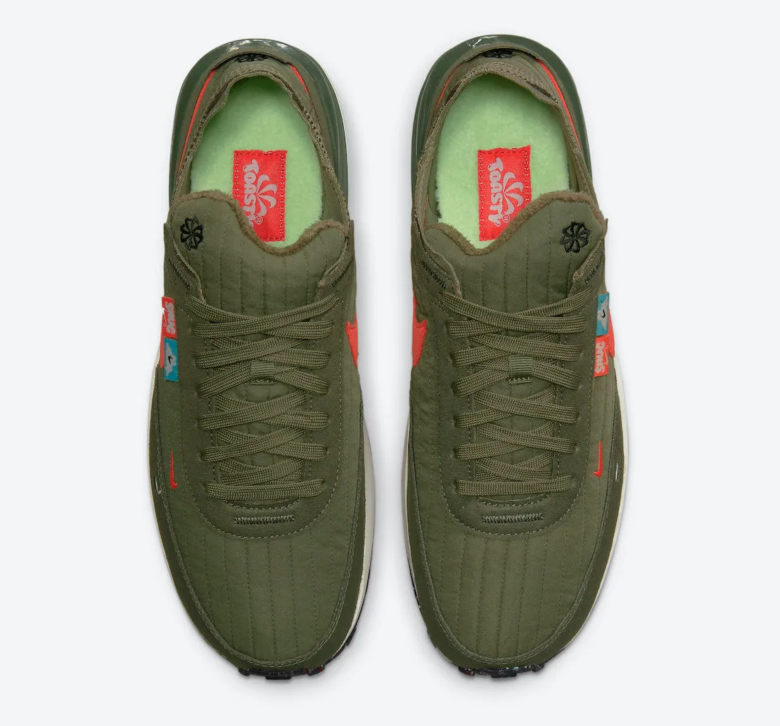 Nike Waffle One Toasty Olive Green Rattan Brown Kelp Black Sail DC8890-200