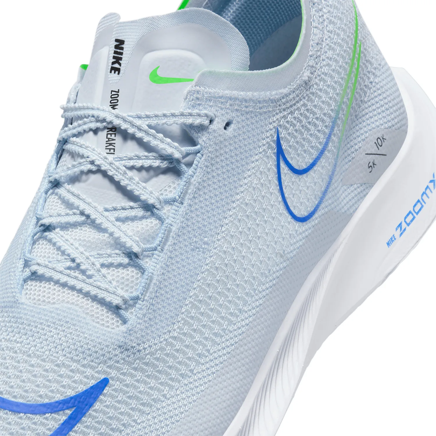 Nike ZoomX Streakfly  Football Grey/Green Strike/Racer Blue