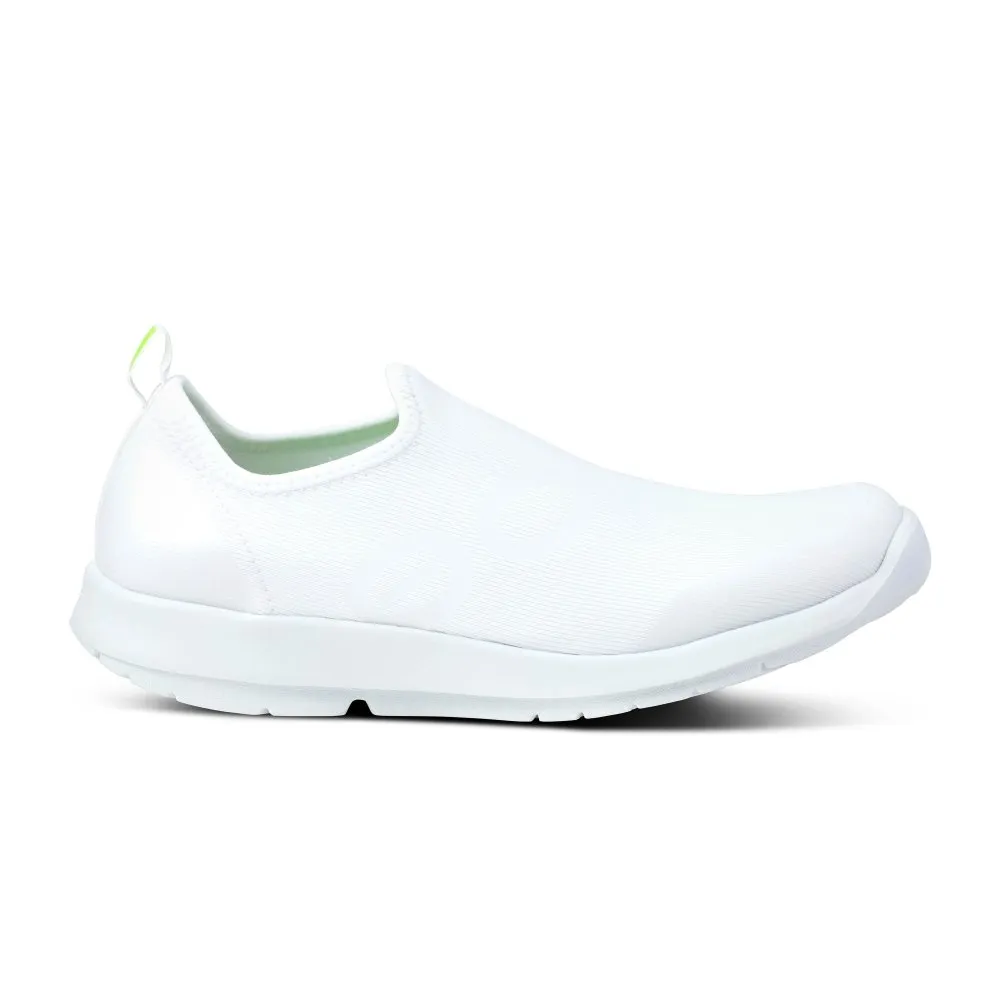 Oofos Women's OOmg Sport Low Shoe - White