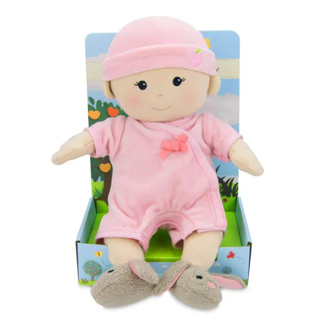 Organic Baby Doll Dressed in Pink