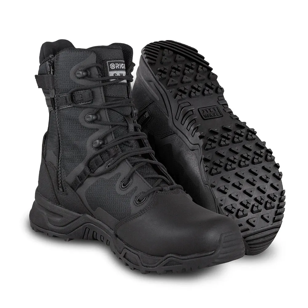 Original SWAT Alpha Fury Polishable Toe Side Zip Boots