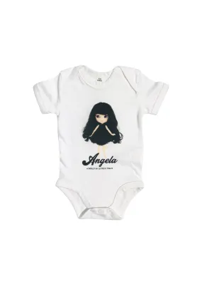 [OUTLET!] ANGELA DOLLY by Le Petit Tom  Baby Romper Onesie Angela doll black