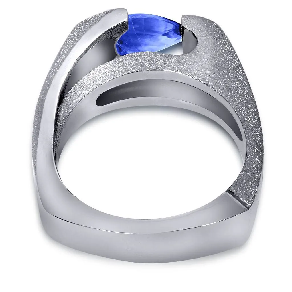 Passion Tanzanite Ring In White Gold