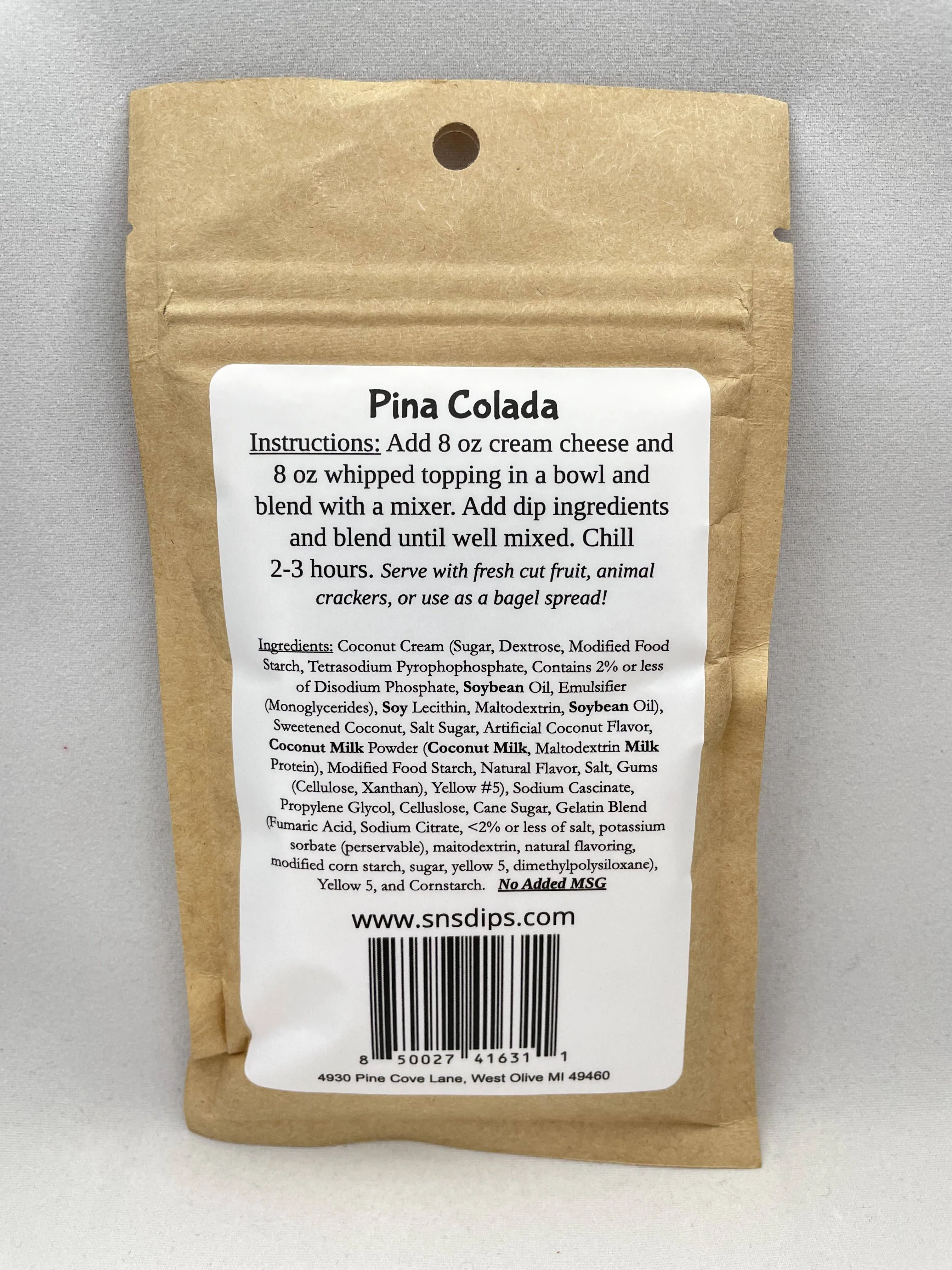 Pina Colada Dip Mix