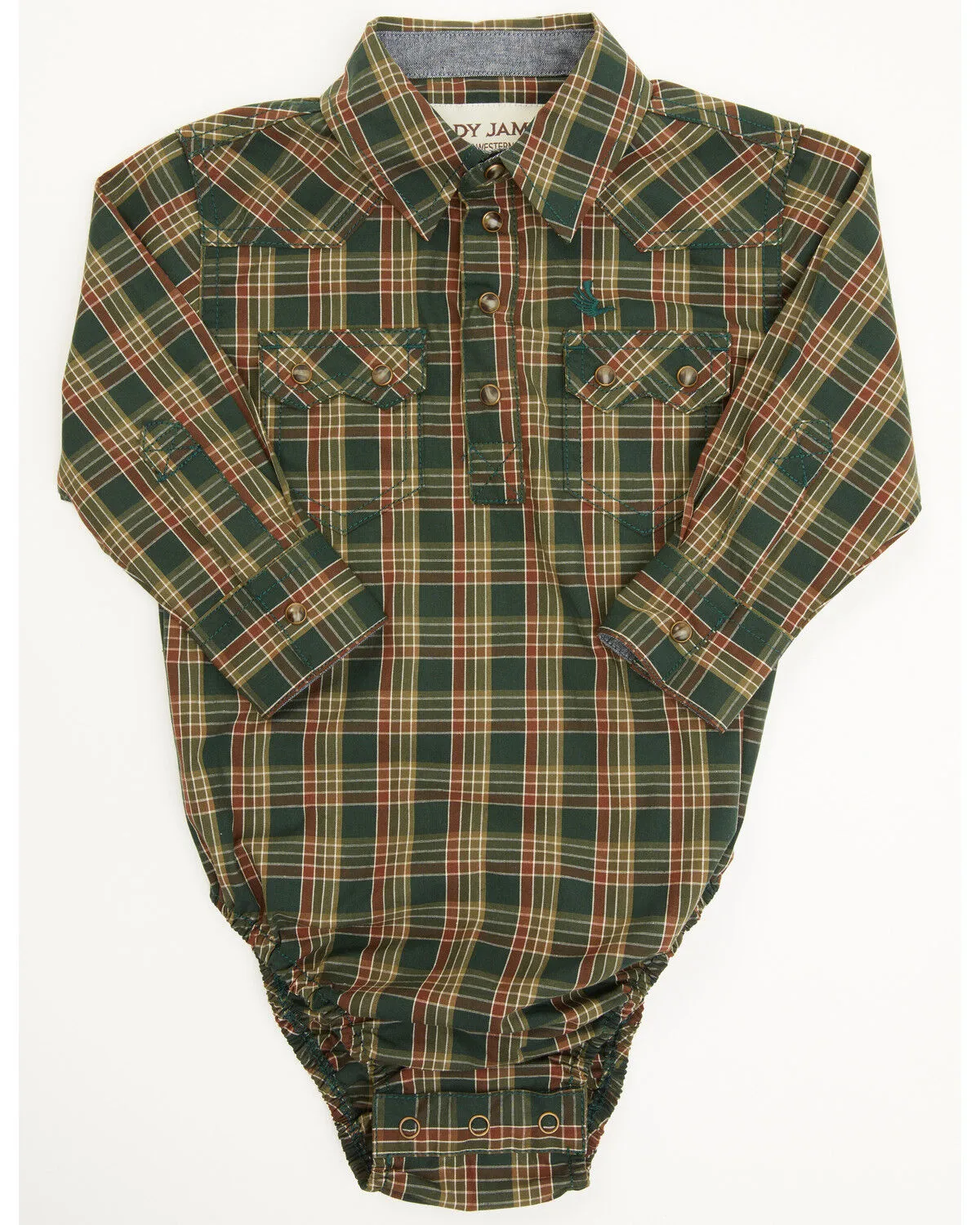 Product Name:  Cody James Infant Boys' Plaid Print Onesie